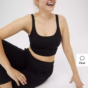 Aerie longline the hugger sports bra